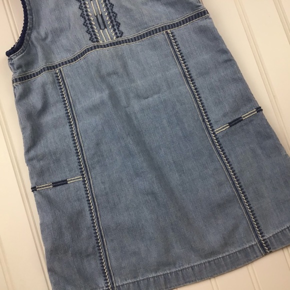 GAP Cotton Chambray Dress w Detailing - Darling! - Picture 4 of 6